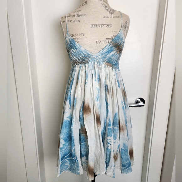 Gauze Cotton Babydoll Summer Dress - Picture 1 of 12